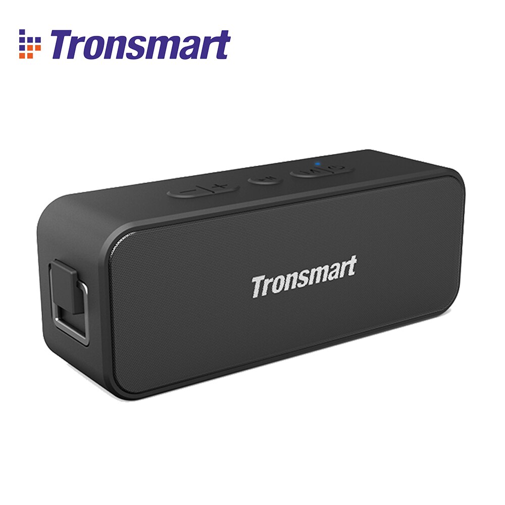 Tronsmart T2 Plus IPX7 Bluetooth 5.0 Speaker 20W Deep Bass Portable Speaker 24H Column Soundbar with NFC,Voice Assistant,MicroSD