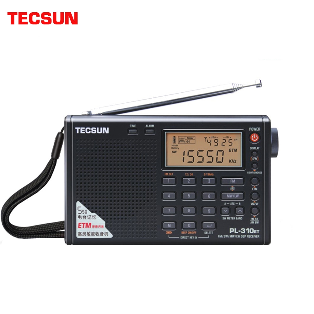 Tecsun PL-310ET Full Radio Digital Demodulator FM/AM/SW/LW Stereo Radio Portable Radio For English Russian User