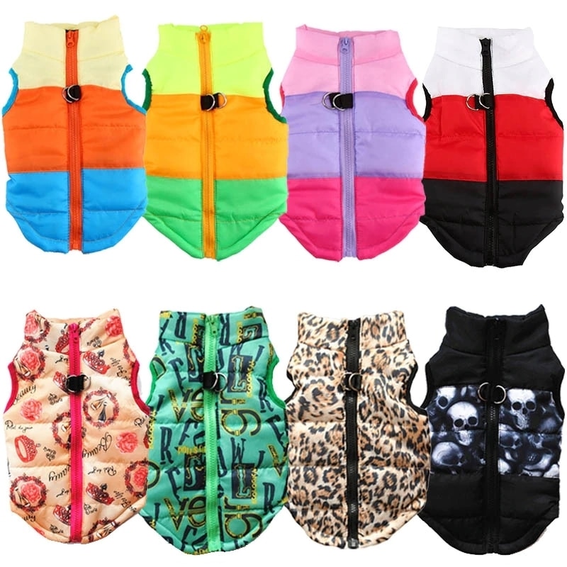 Heat Canine Garments For Small Canine Windproof Winter Pet Canine Coat Jacket Padded Garments Pet Outfit Vest Yorkie Chihuahua Garments