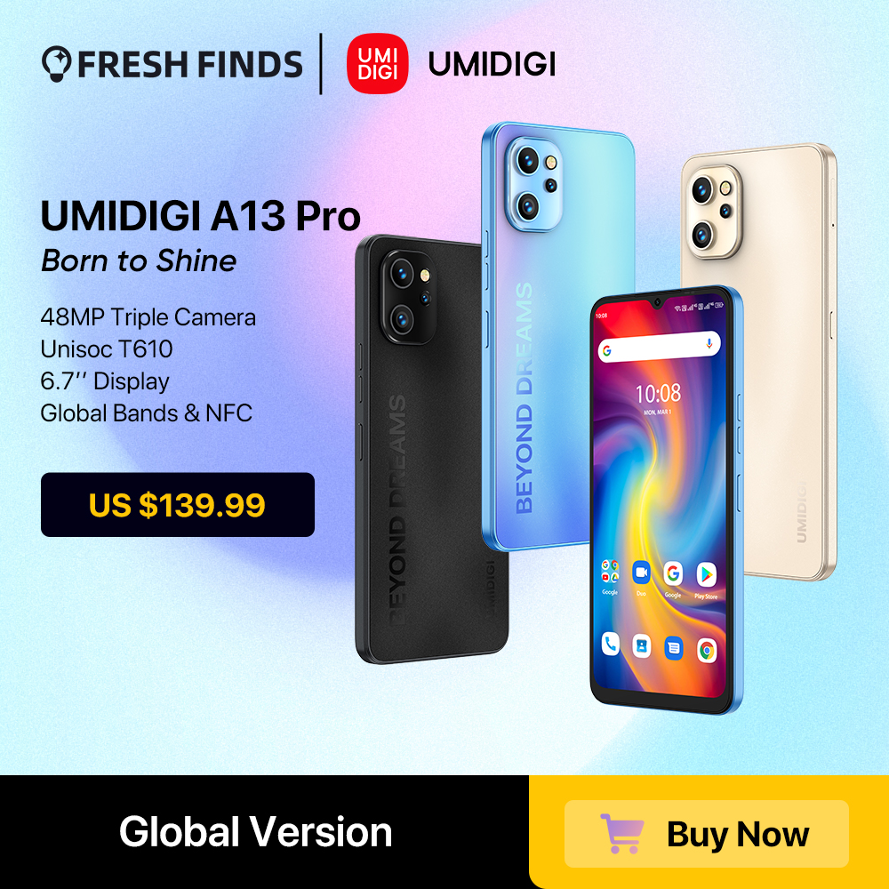 [In Stock] UMIDIGI A13 Pro Global Version Android Smartphone